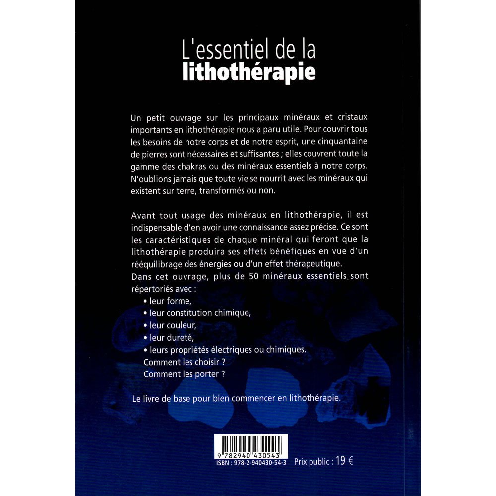 essentiel de la lithothérapie