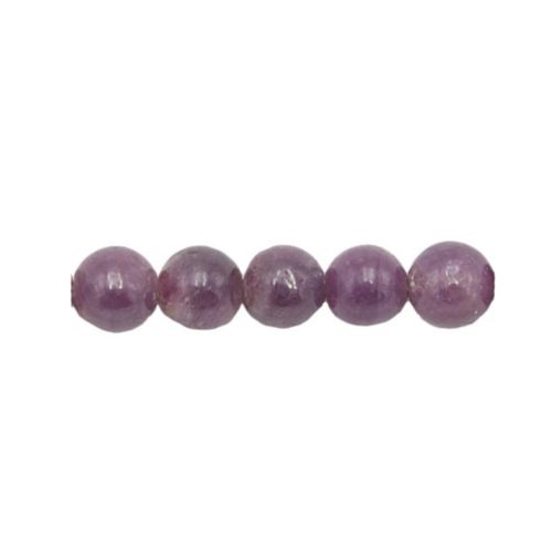 perle ronde rubis 8mm