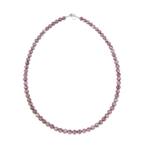 collier rubellite 6mm
