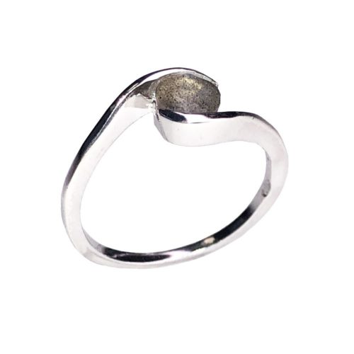 bague labradorite argent
