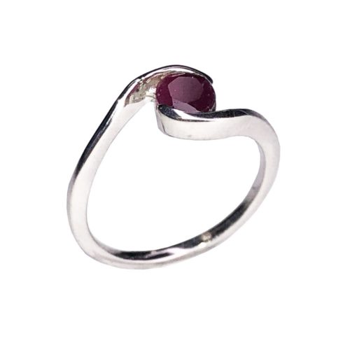 bague rubis argent