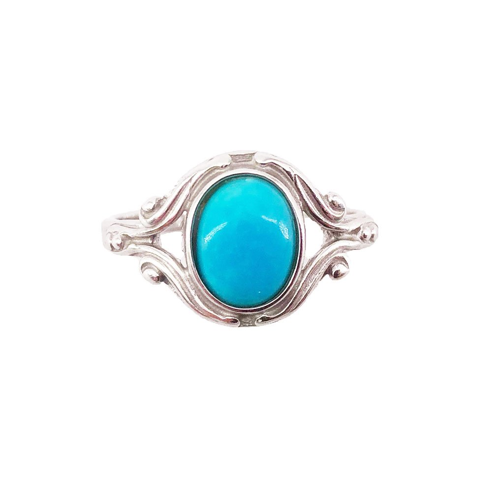 bague turquoise argent