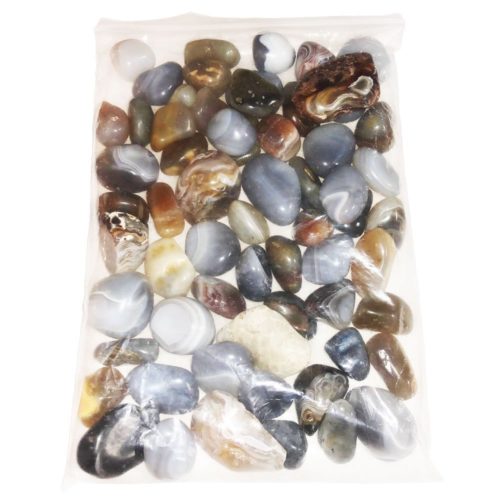 sachet pierres roulées agate botswana 1kg