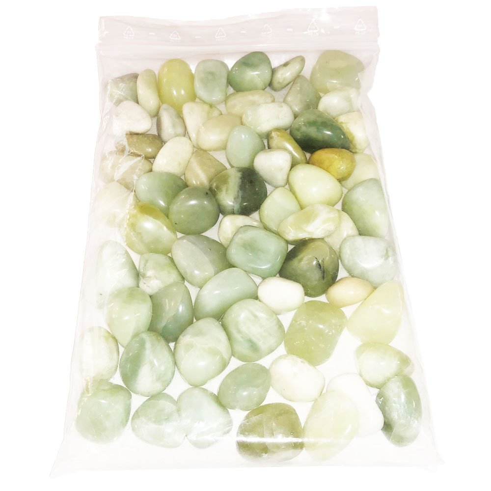 sachet pierres roulées jade de chine 1kg