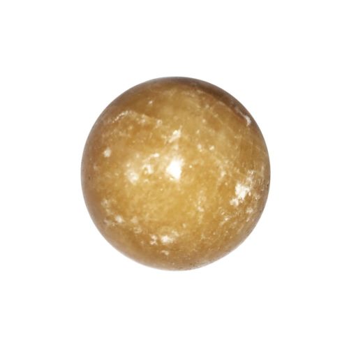 sphere calcite orange 40mm