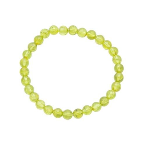 bracelet olivine 6mm