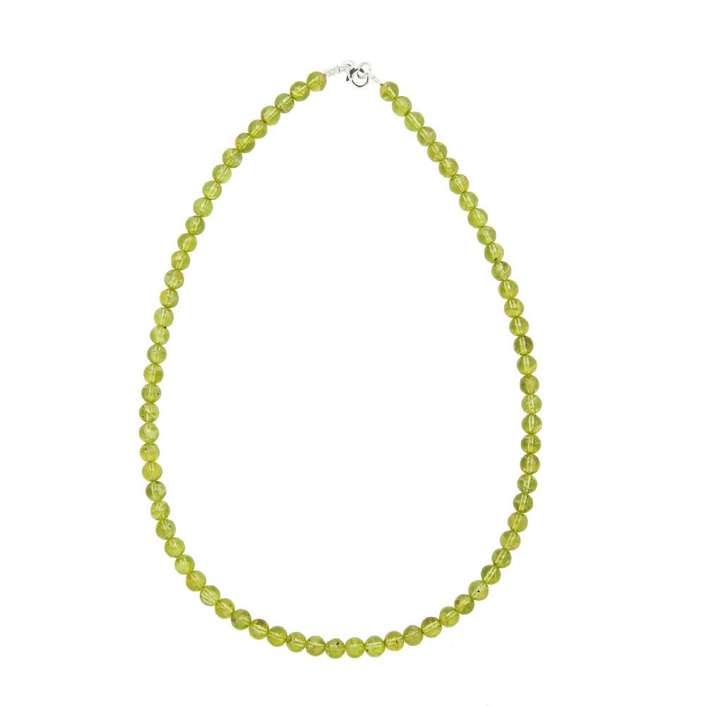 collier chrysolite 6mm