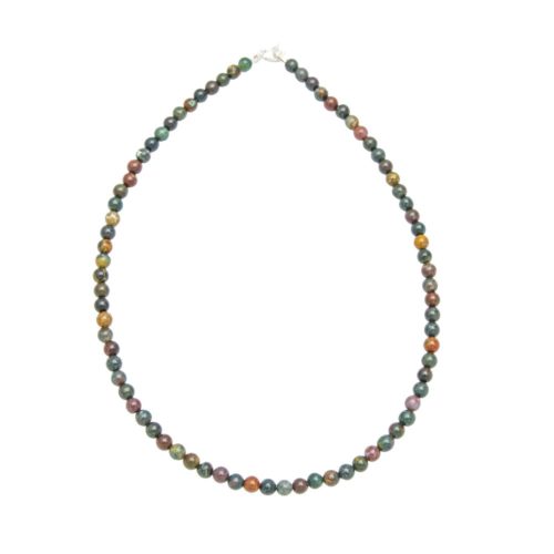 collier jaspe sanguin 6mm