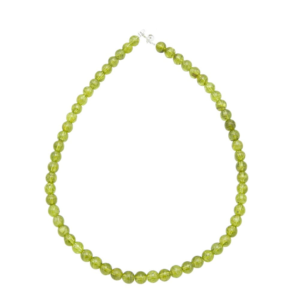 collier olivine 8mm