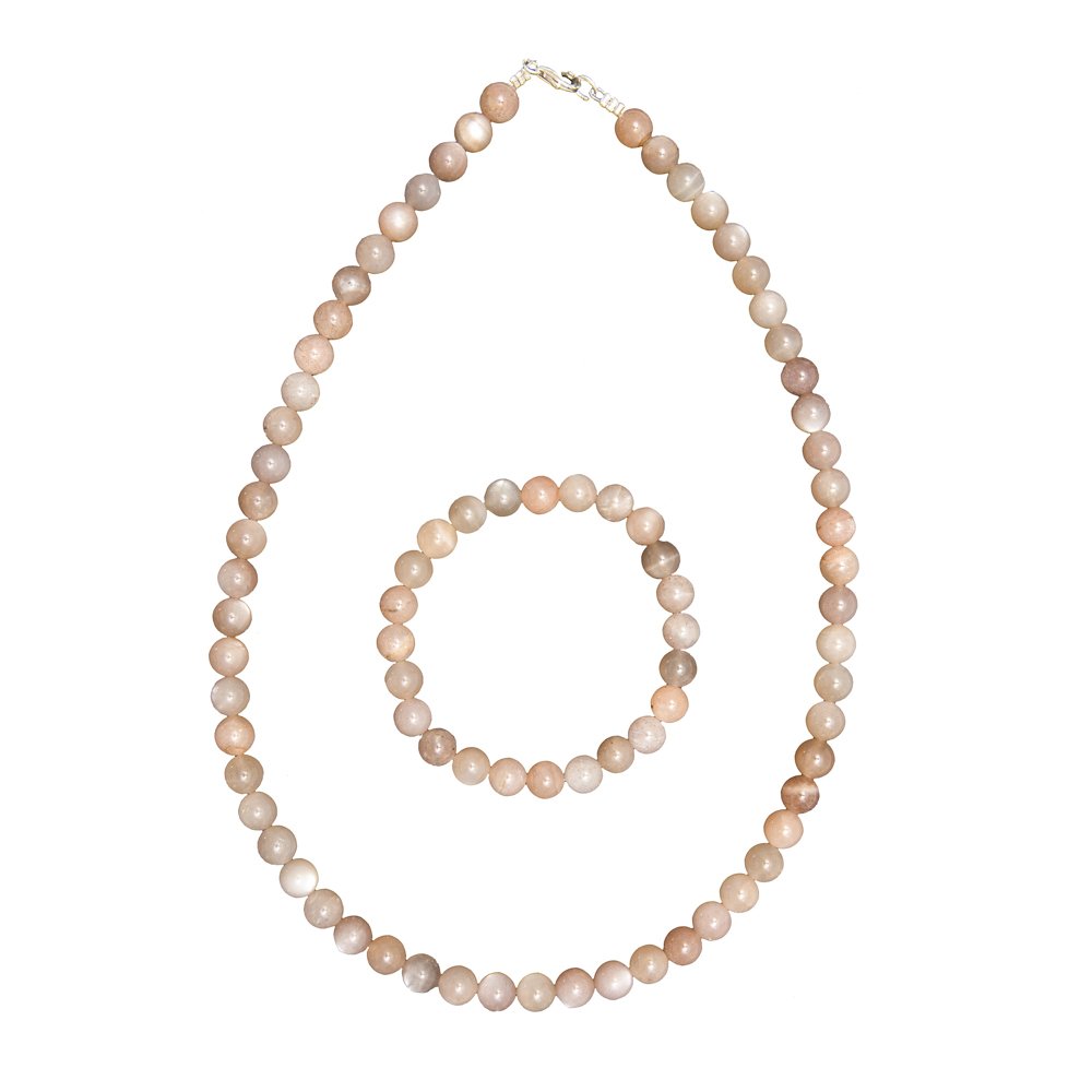 parure heliolite 8mm