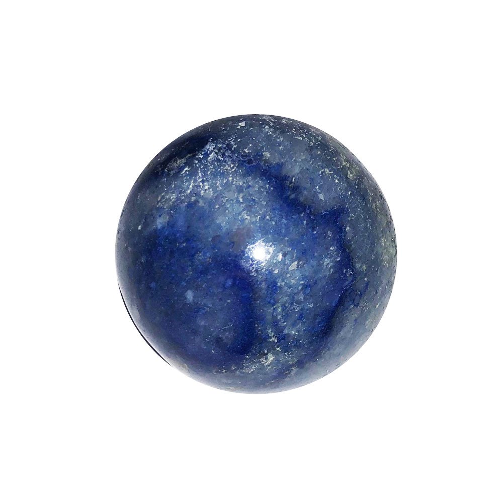 sphere quartz bleu 40mm