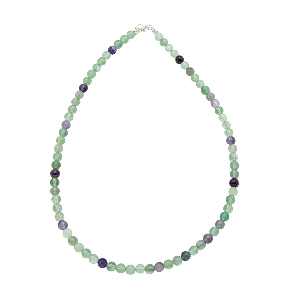 collier fluorine multicolore 6mm