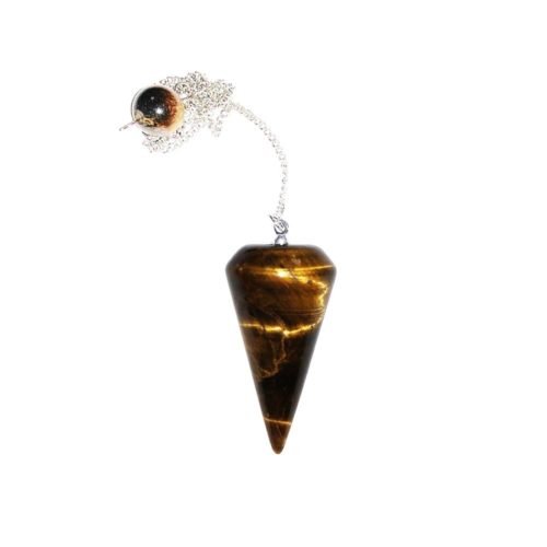 pendule oeil de tigre cone