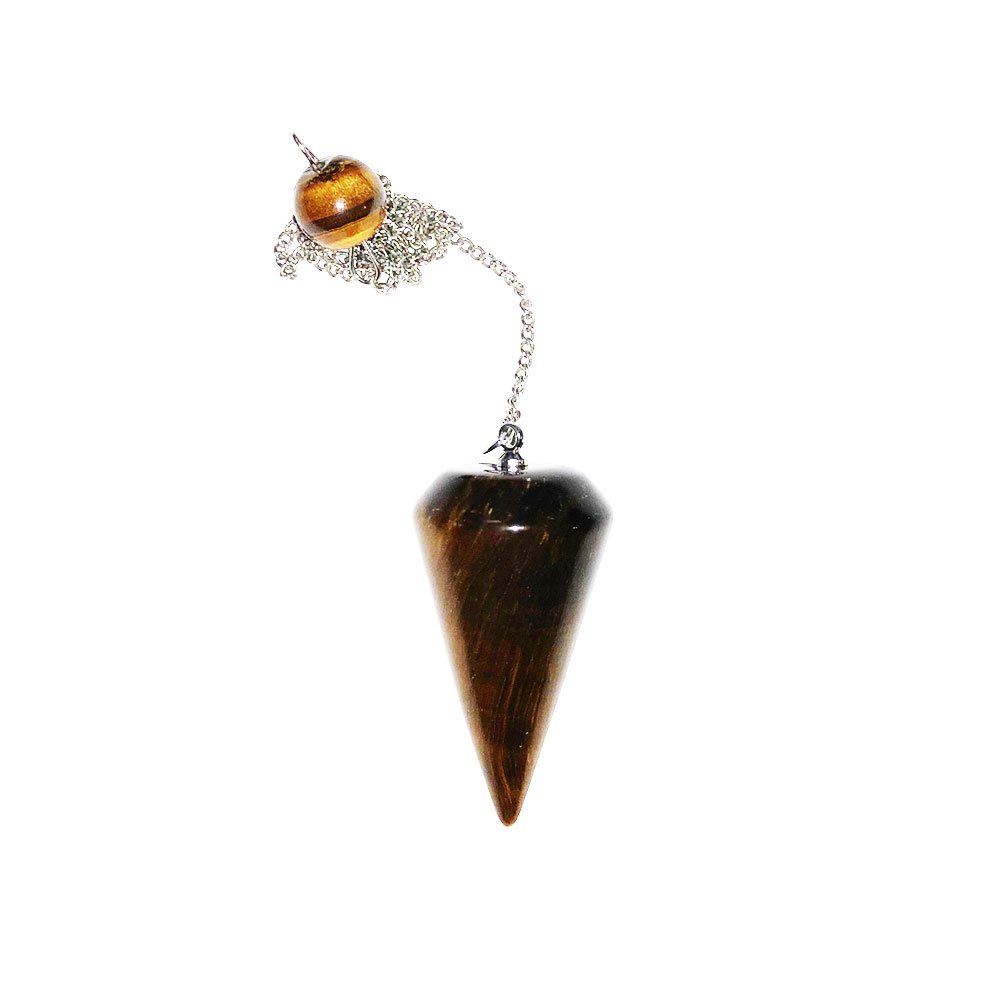 pendule oeil de tigre cone
