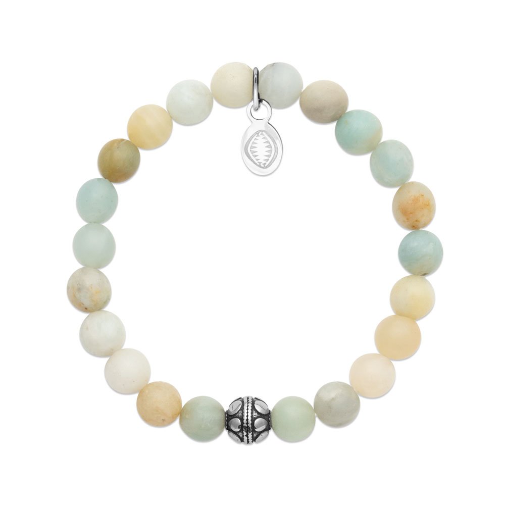 Bracelet Amazonite et Sphère "Pour Elle"