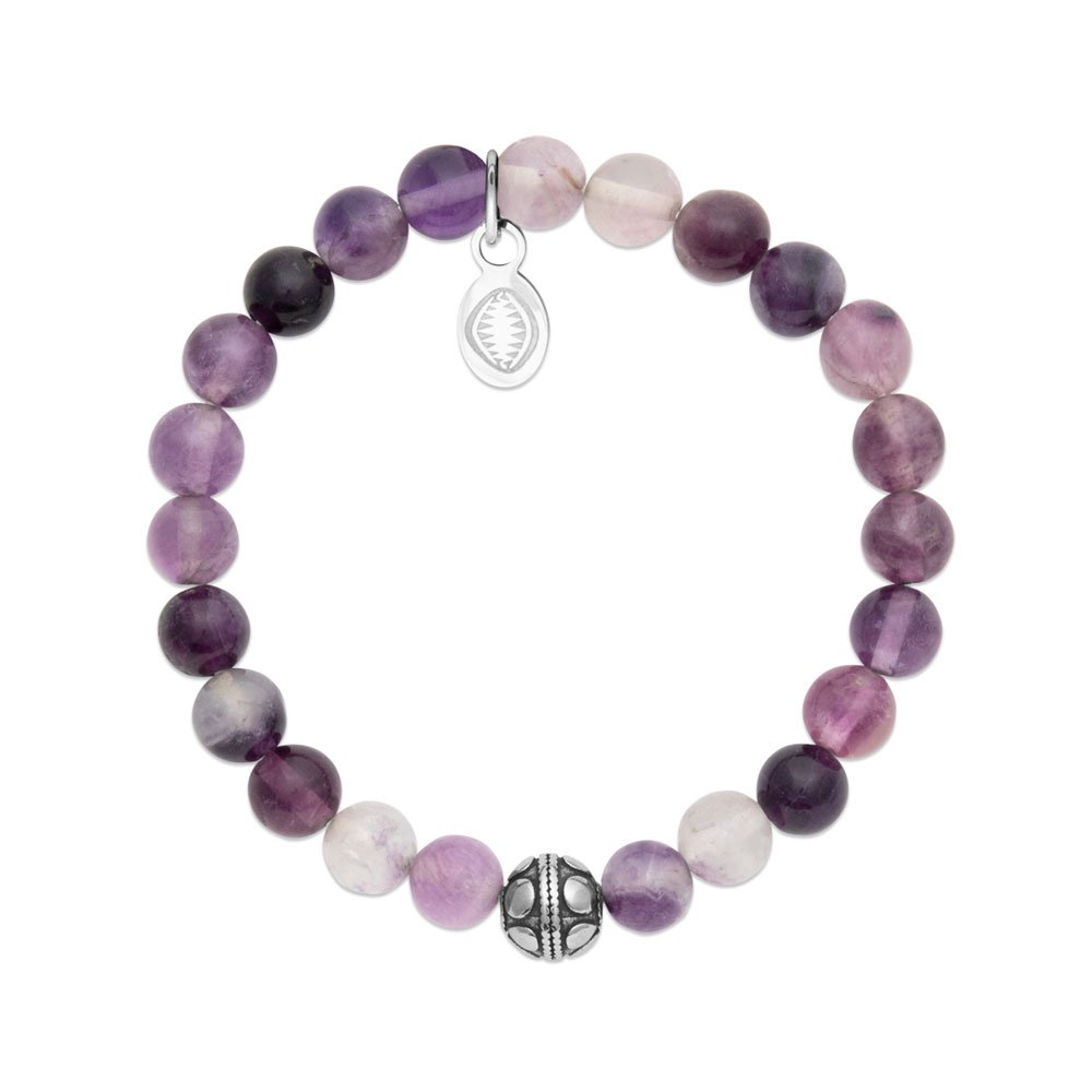 Bracelet Fluorite et Sphère "Pour Elle"