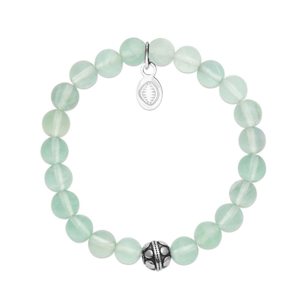 Bracelet Jade vert et Sphère "Pour Elle"
