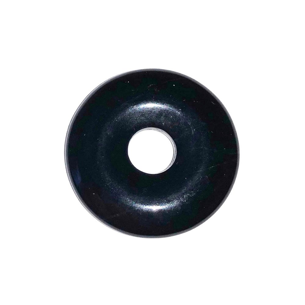 pi chinois donut agate noire 20mm