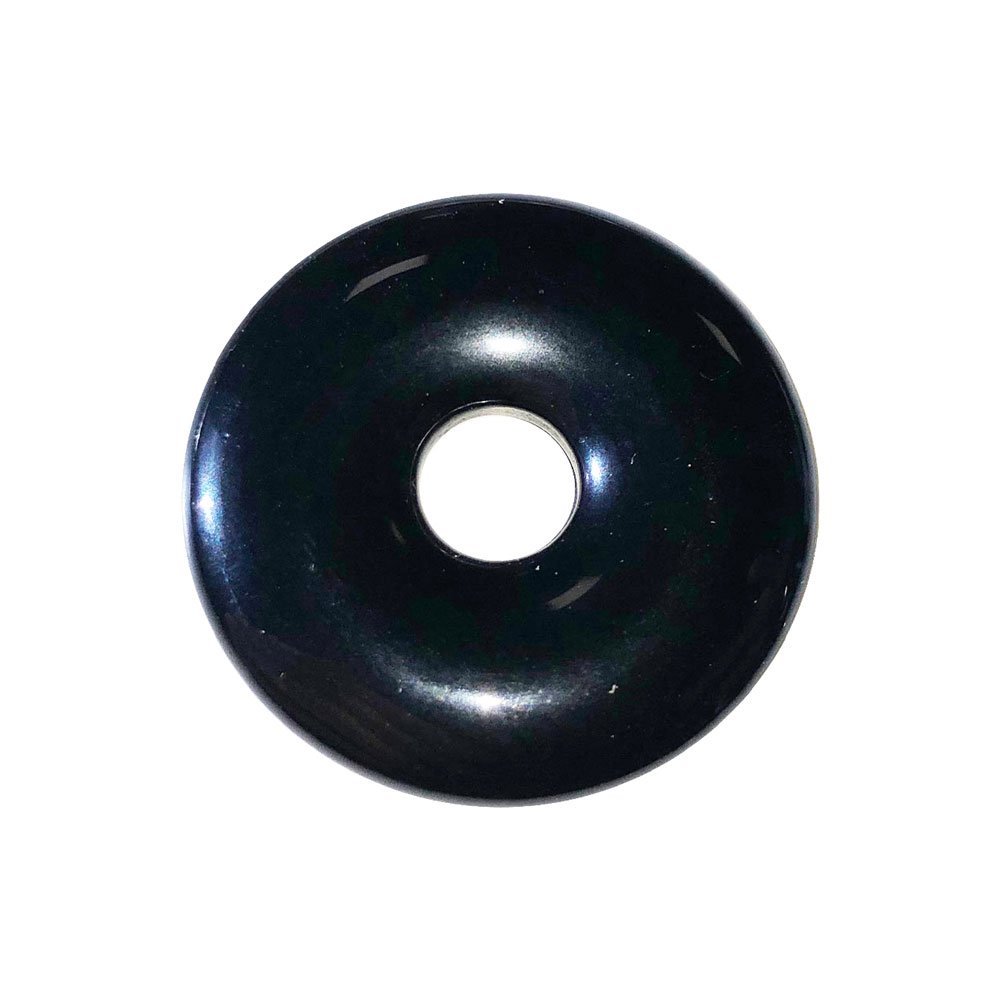 pi chinois donut agate noire 30mm