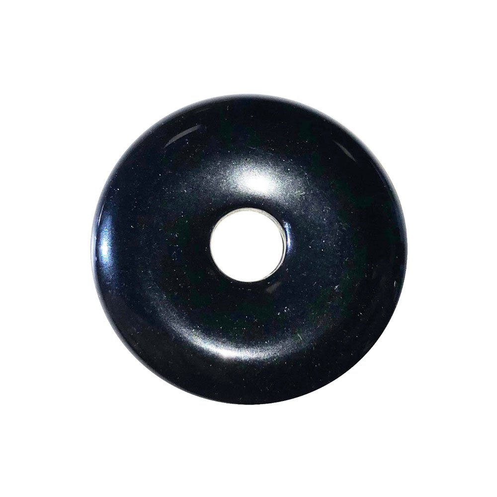 pi chinois donut agate noire 30mm