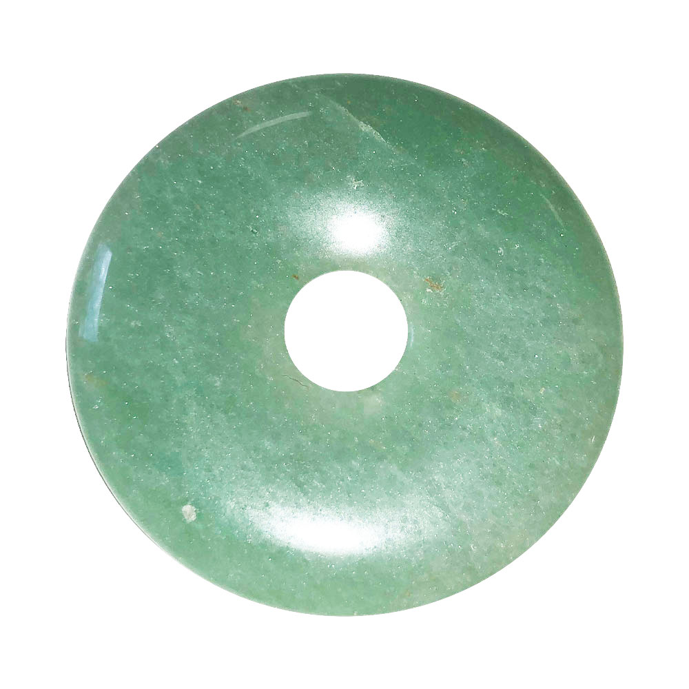 pi chinois donut aventurine verte 50mm