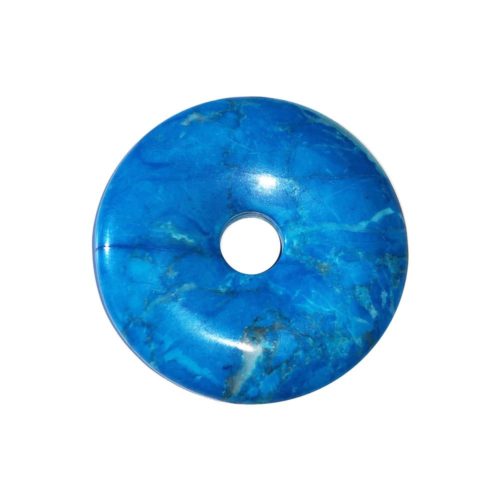 pi chinois donut howlite bleue 30mm
