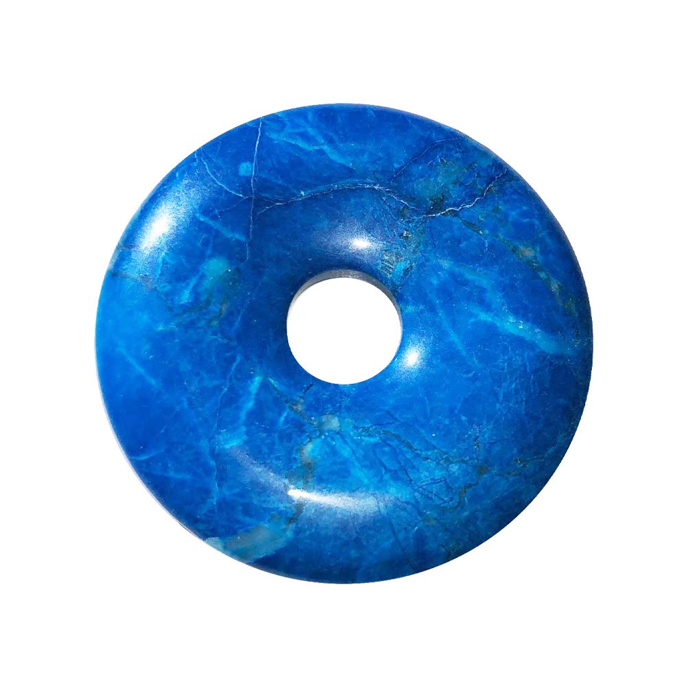 pi chinois donut howlite bleue 40mm