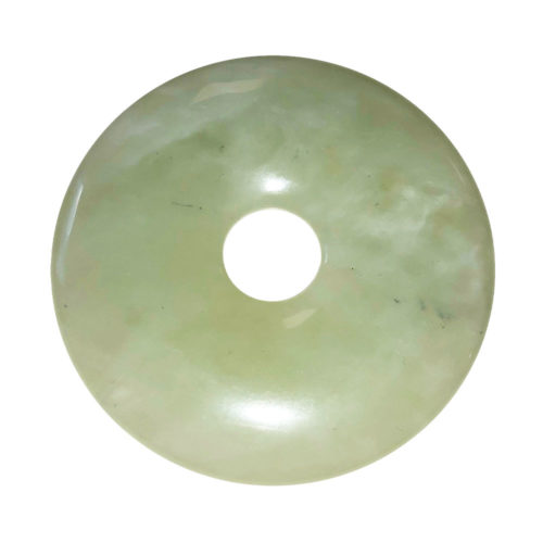 pi chinois donut jade vert 50mm