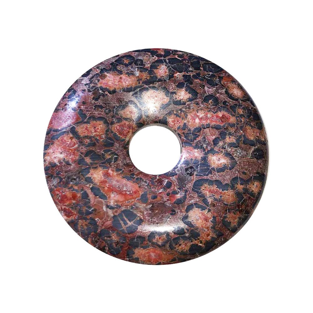 pi chinois donut jaspe leopard 40mm