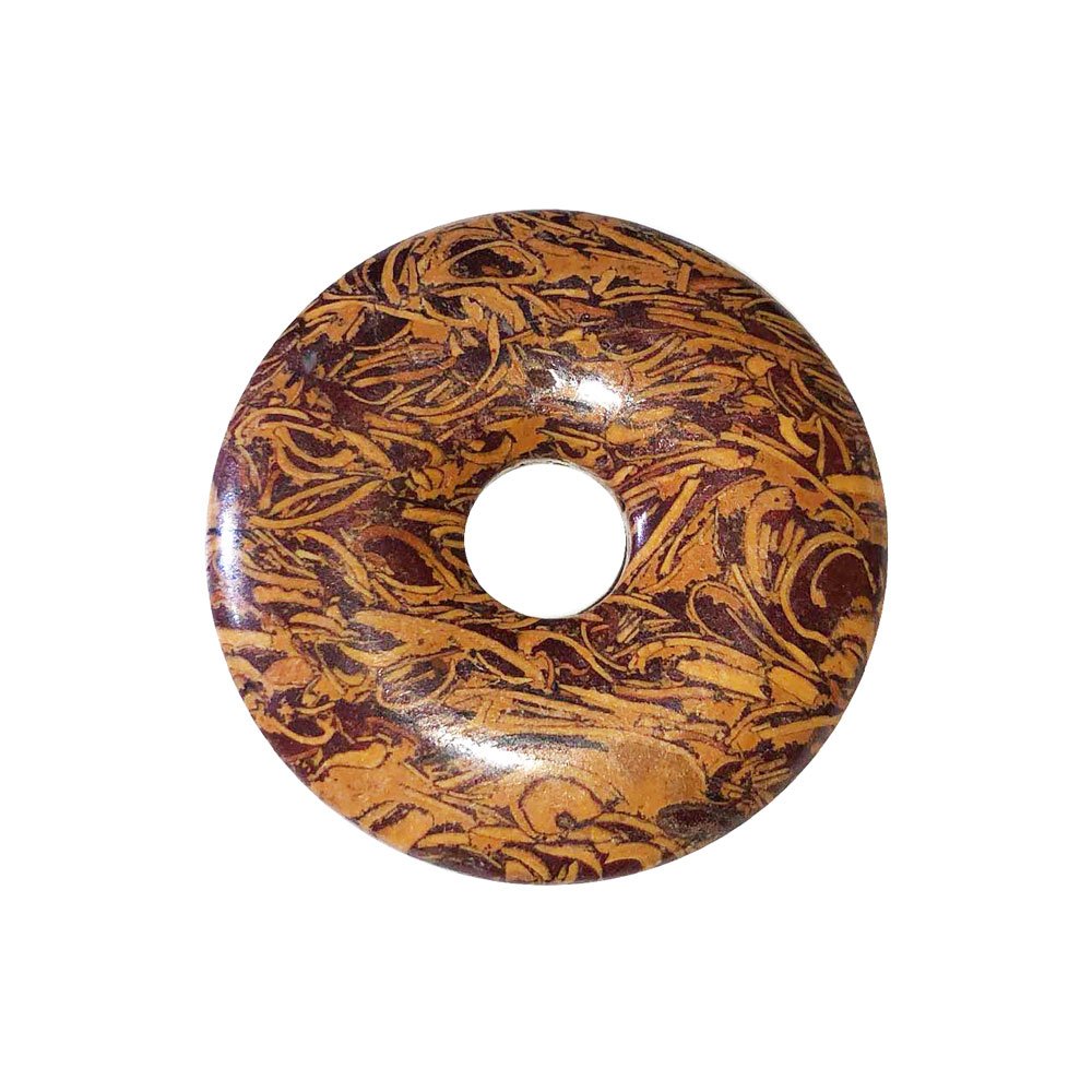 pi chinois donut jaspe peau de serpent 30mm