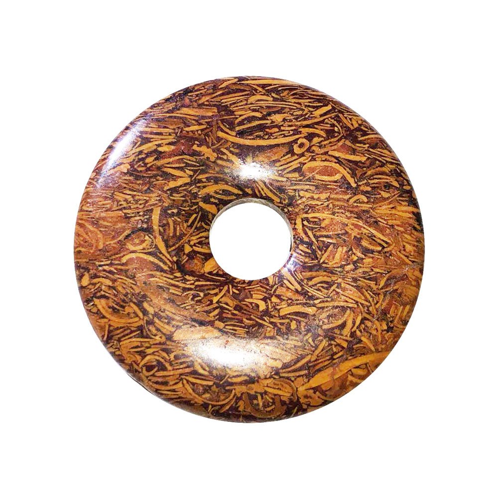 pi chinois donut jaspe peau de serpent 40mm