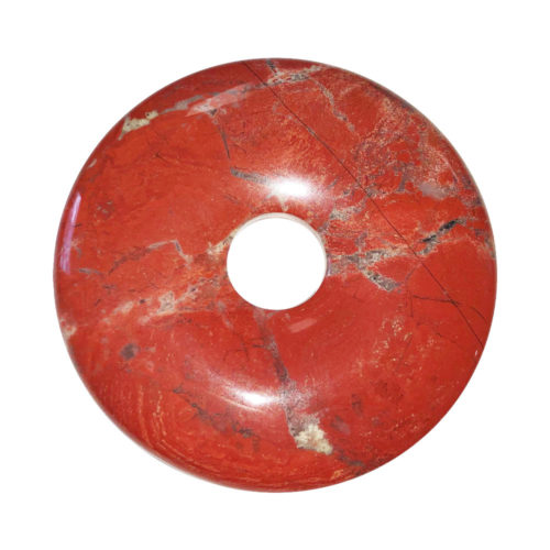 pi chinois donut jaspe rouge 50mm
