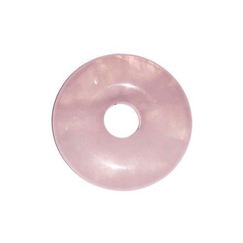 pi chinois donut quartz rose 20mm