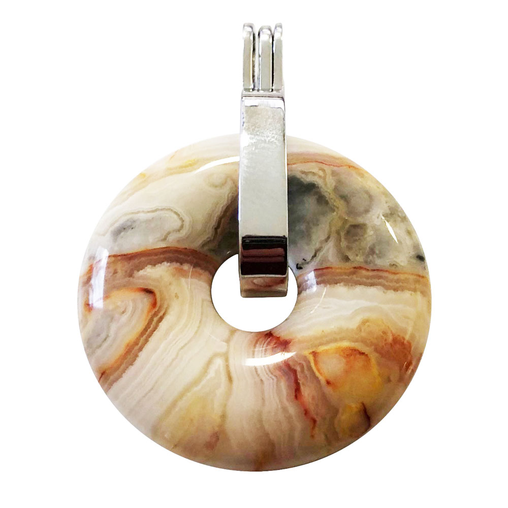 pendentif agate crazy lace pi chinois