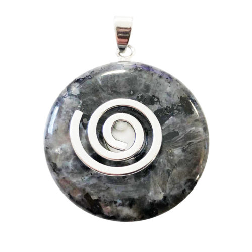 pendentif larvikite pi chinois