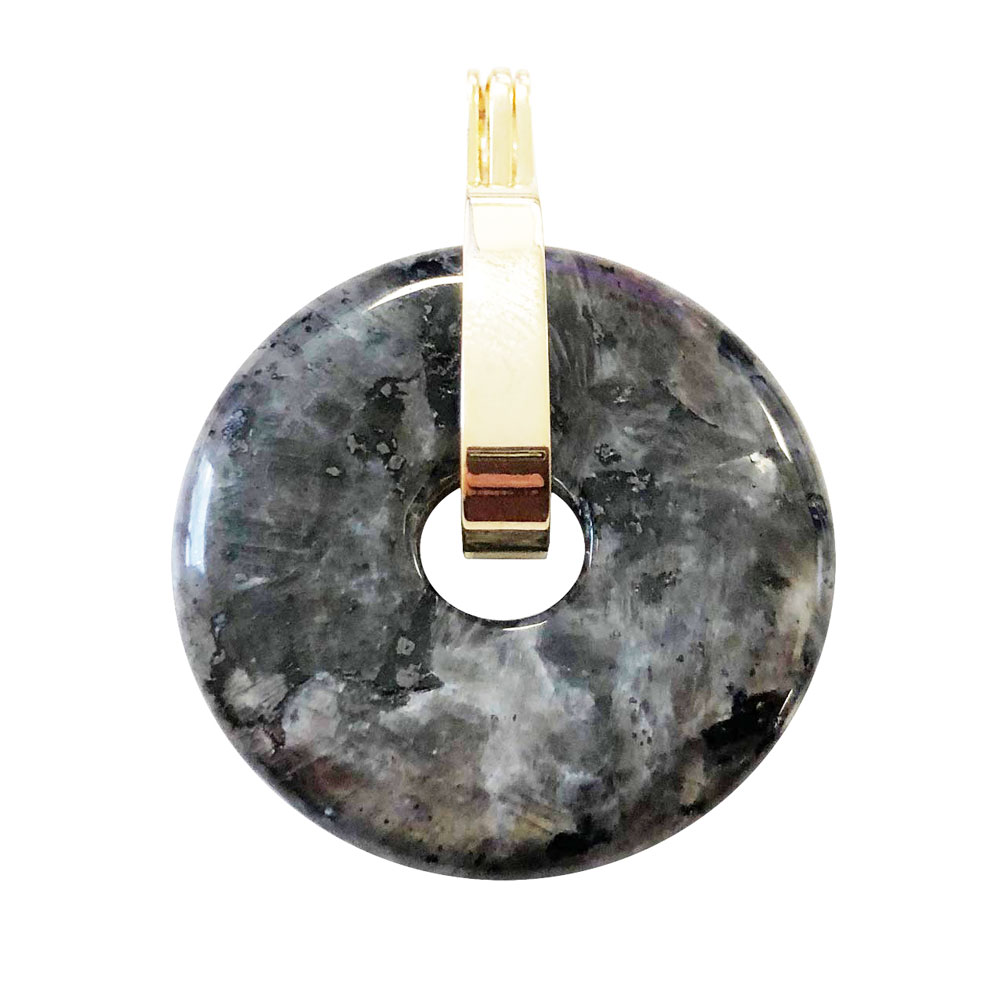 pendentif larvikite pi chinois