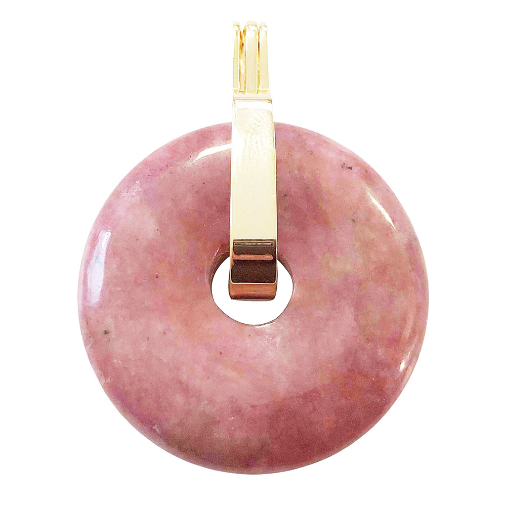 pendentif rhodonite pi chinois