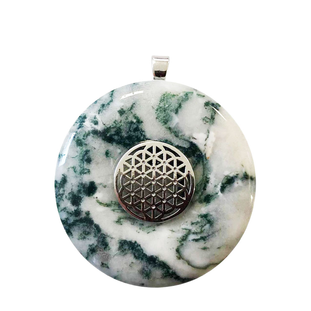 pendentif agate arbre pi chinois