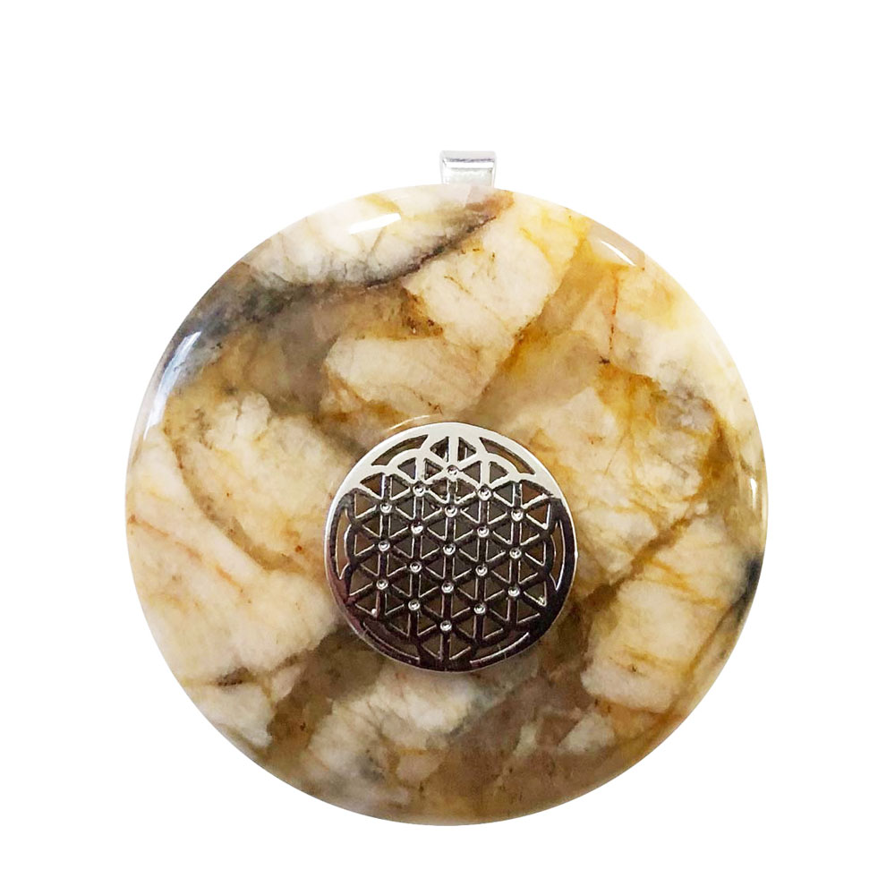 pendentif feldspath pi chinois