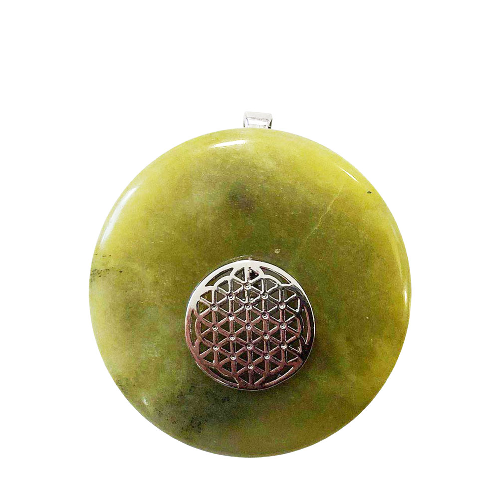 pendentif jade de burma pi chinois