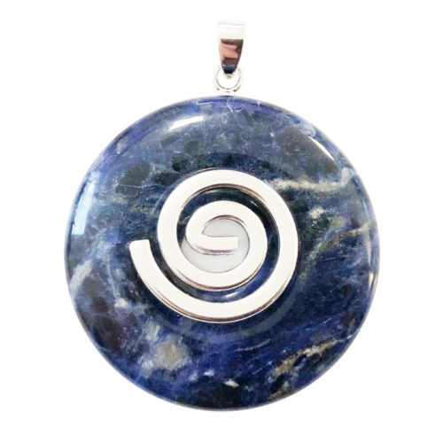 pendentif sodalite pi chinois