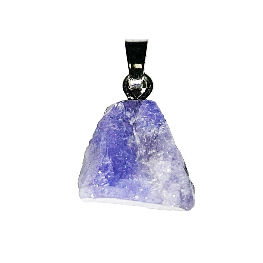 pendentif tanzanite pierre brute