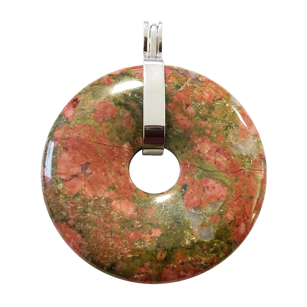 pendentif unakite pi chinois