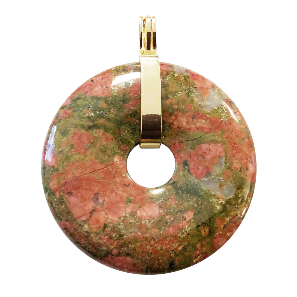 pendentif unakite pi chinois