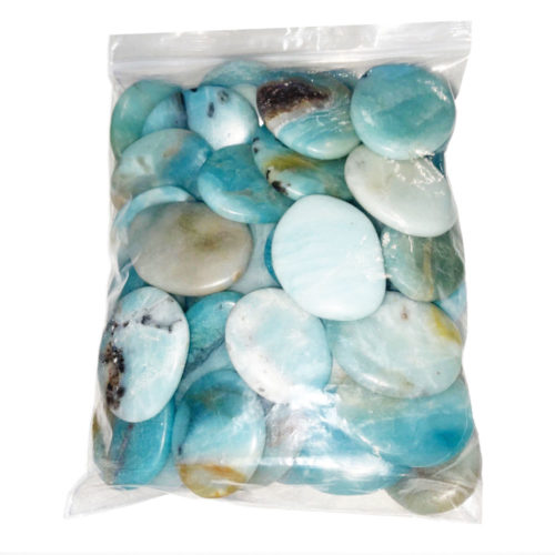 sachet galets amazonite 1kg