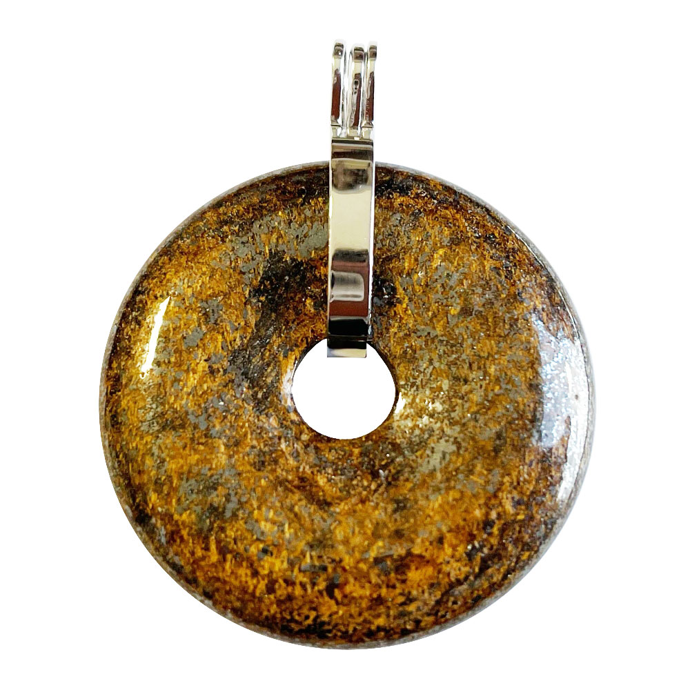Pendentif Bronzite - PI chinois ou Donut