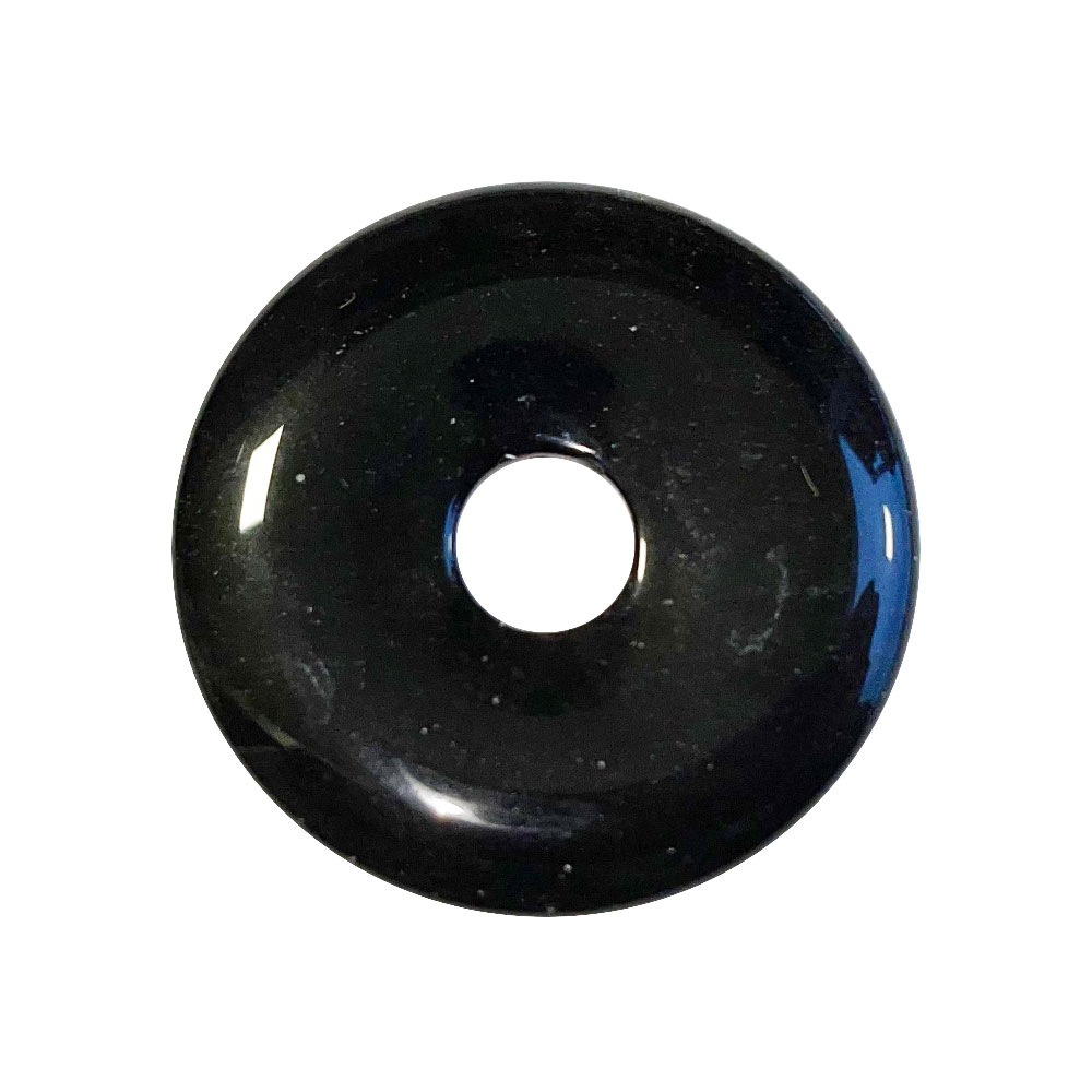 PI Chinois ou Donut Obsidienne argentée