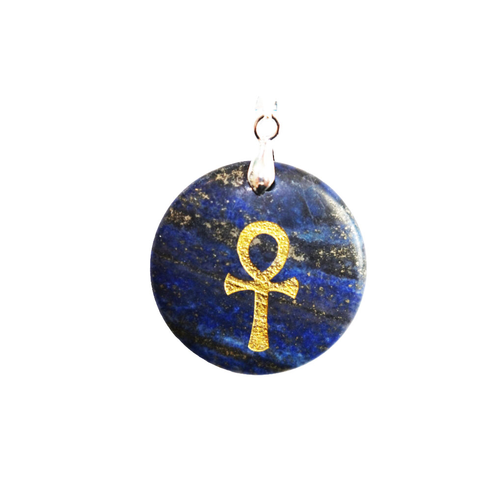 pendentif lapis lazuli croix égyptienne