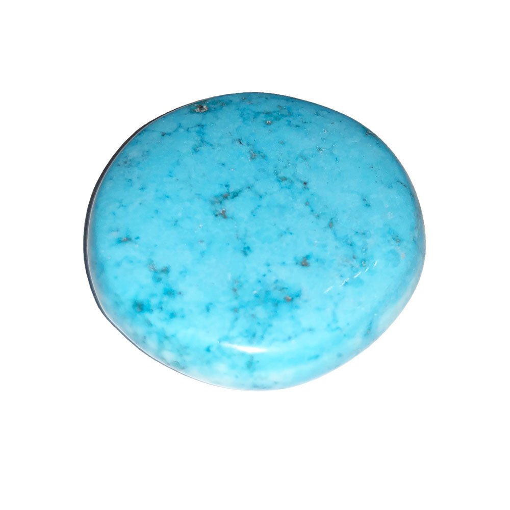 Pierre plate Howlite bleue