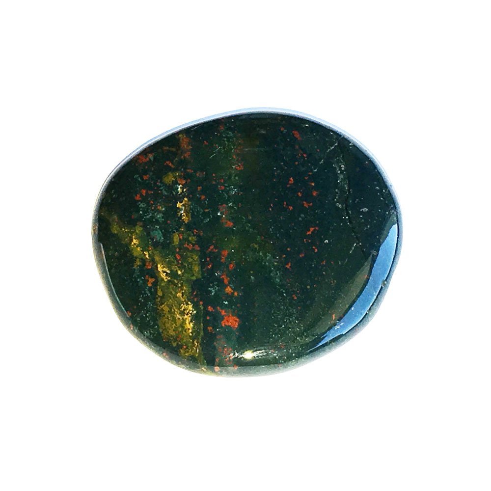 Pierre plate Jaspe héliotrope